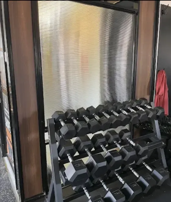 Batman Fitness weight section