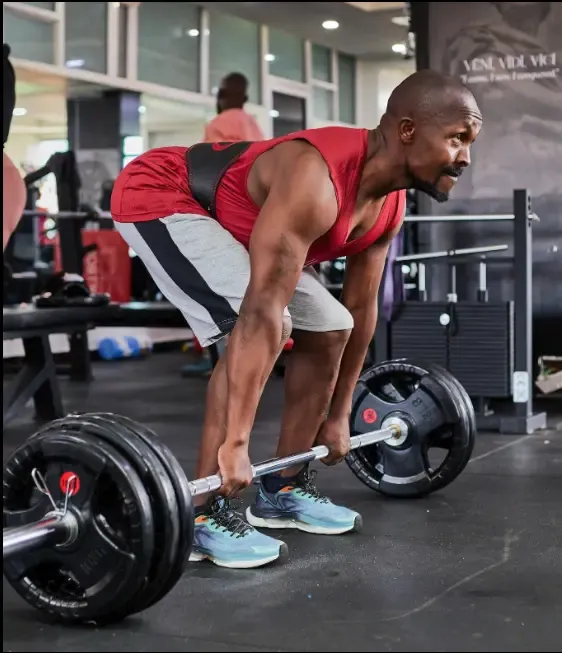 Personal training workout session