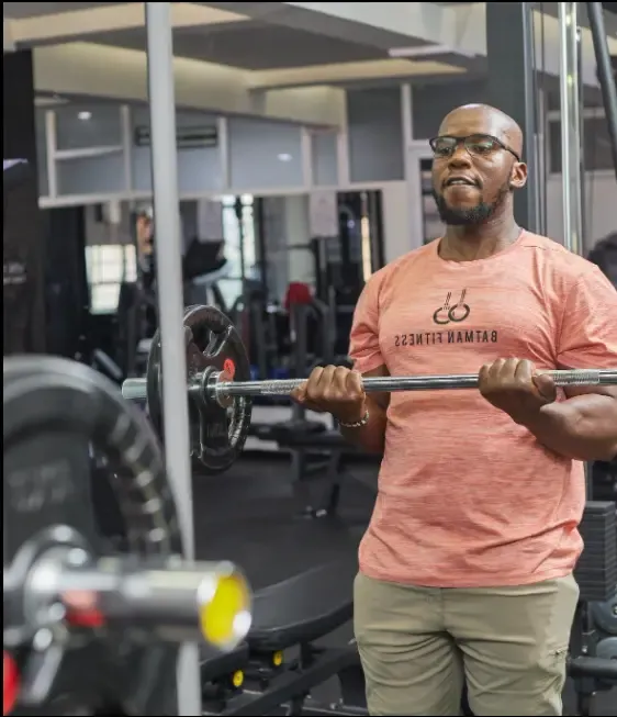 Member weight lifting session
