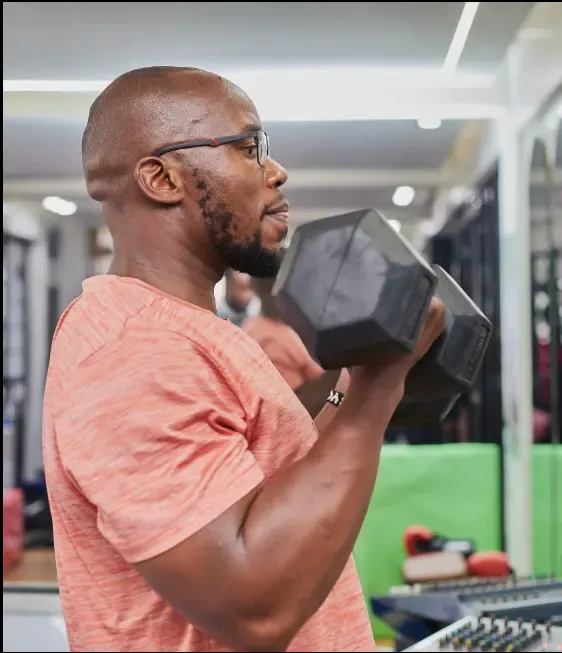 Strength training progress session