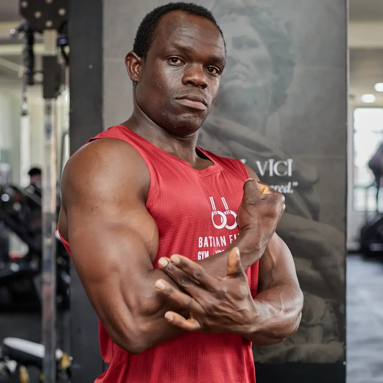 Coach Dennis Buffalo at Batman Fitness Ruaka