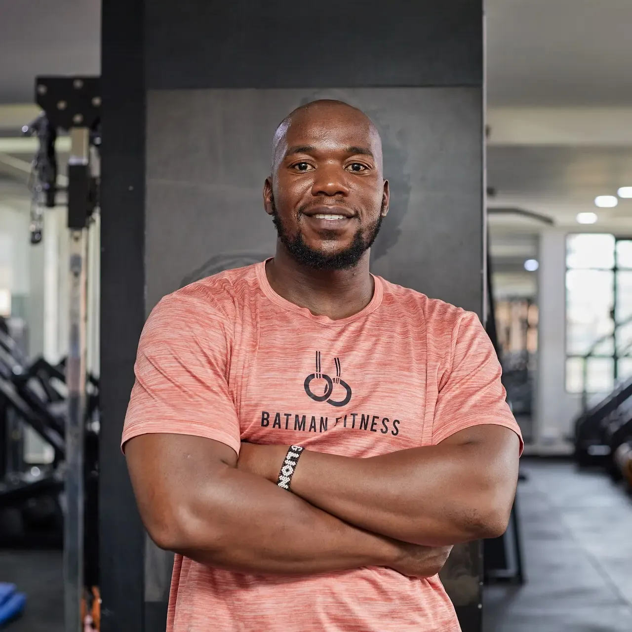 Coach Constant Bwire at Batman Fitness Ruaka