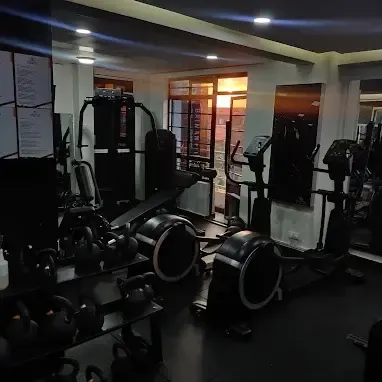 Fully equipped modern gym area for strength and conditioning